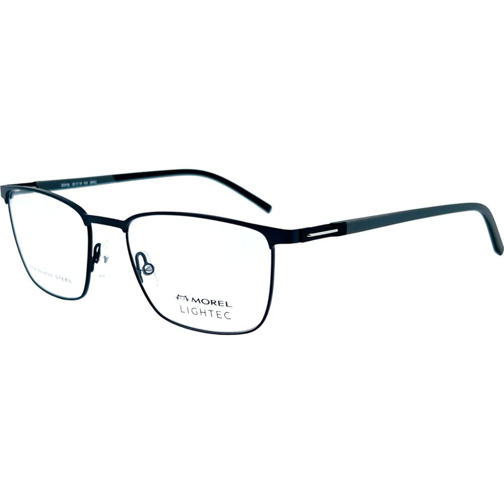 Morel Lightec 30212L Omicron 39 Mens Metal Eyeglass Frame GN02 Gray 52-18 France